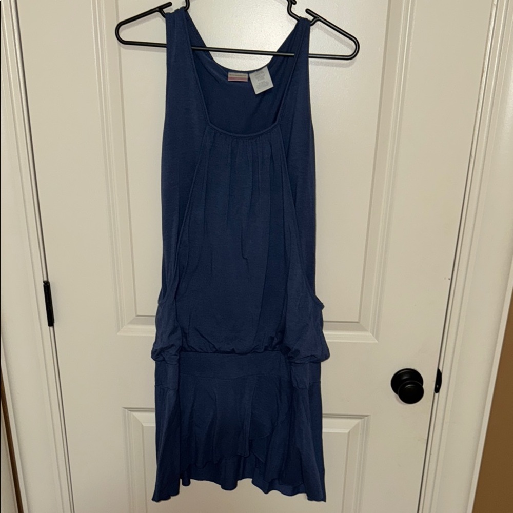 No Boundaries Navy Blue Stretch Dress